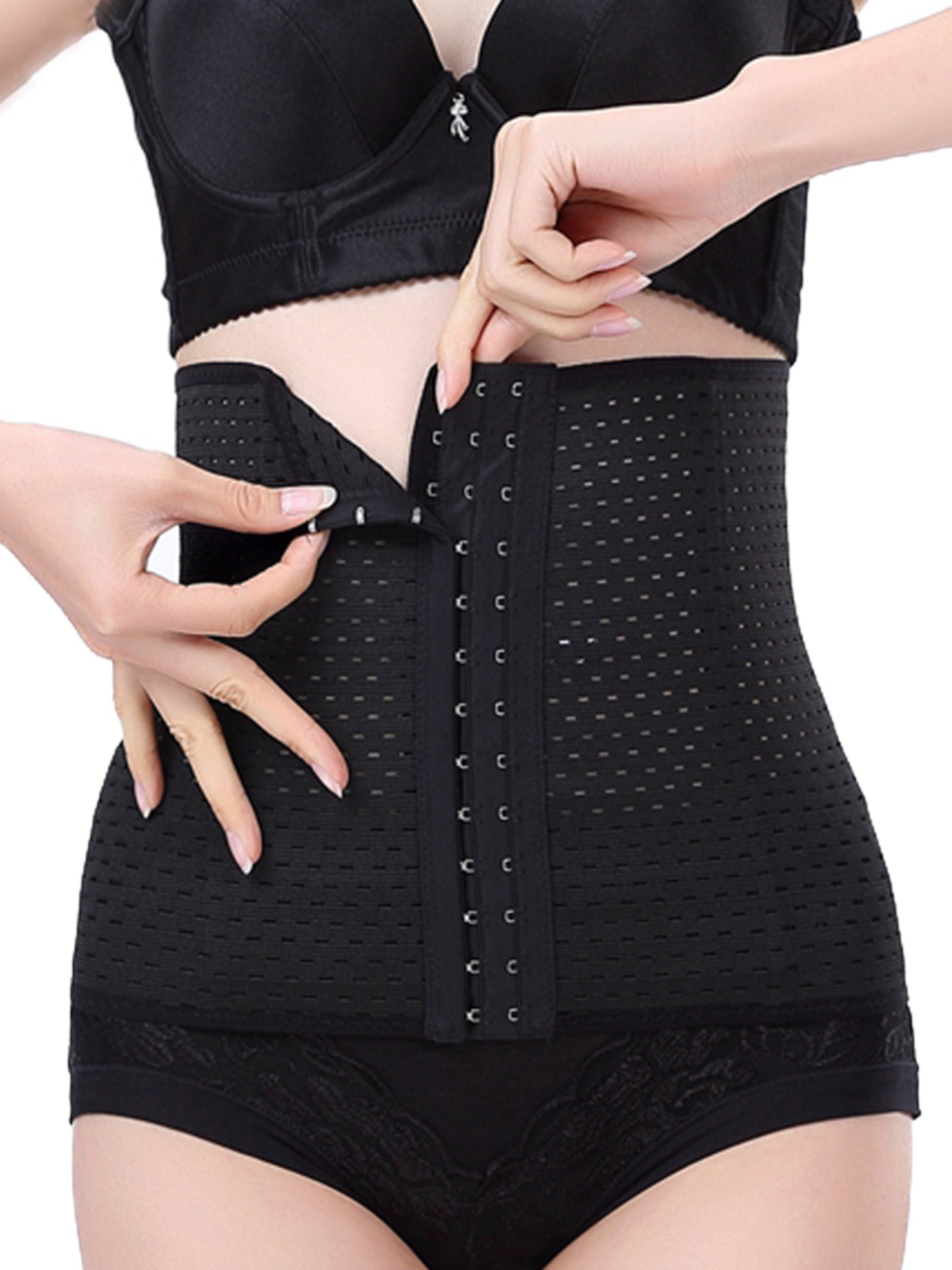 Women Ultra Firm Control Shapewear Waist Trainer Body Shaper Fat Burner Fitness Workout Weight Loss Cincher Corset plus Size